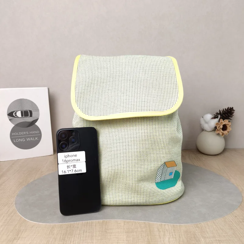 Hermès Backpack Backpack Yellow One Size 24 × 16 × 30 cm — cover view 3 of 5