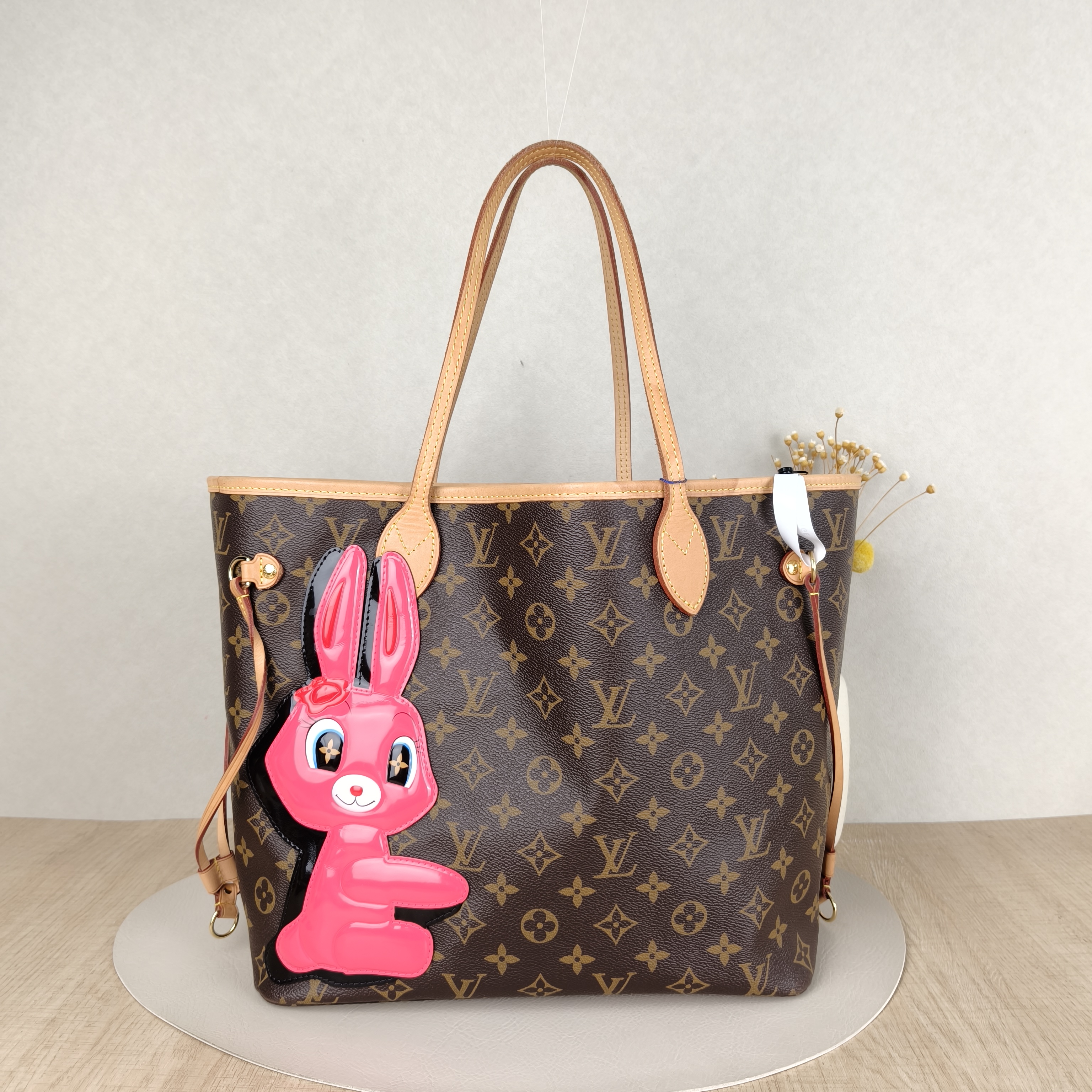 Louis Vuitton Shoulder Bag Neverfull Monogram Sun Yitian Edition PVC Medium 31 × 14 × 28 cm