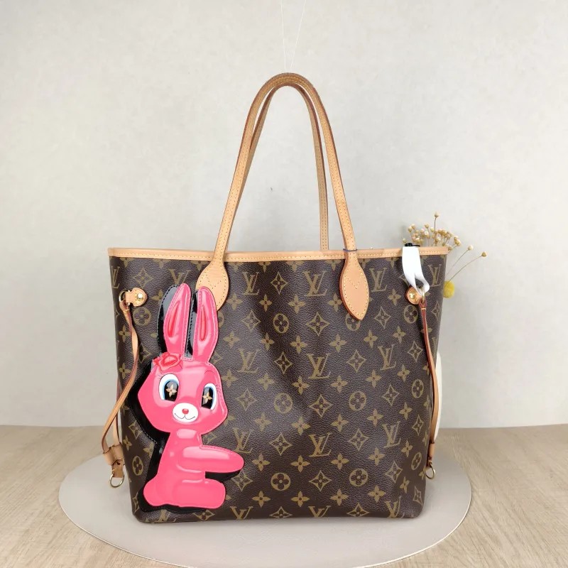 Louis Vuitton Shoulder Bag Neverfull Monogram Sun Yitian Edition PVC Medium 31 × 14 × 28 cm