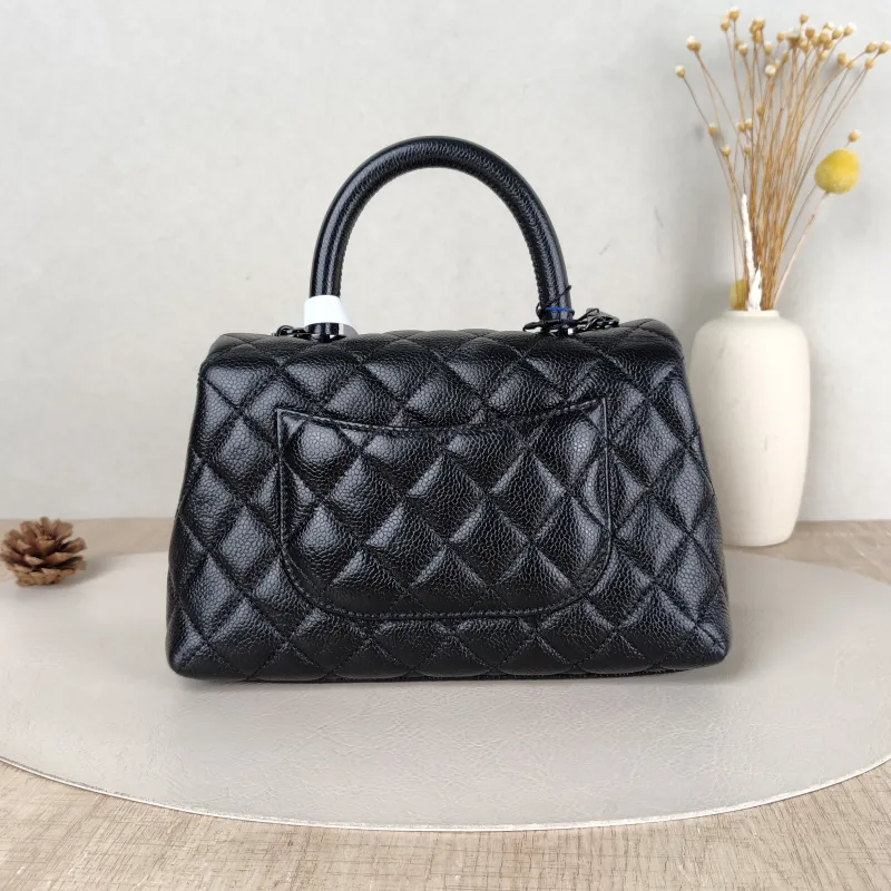Chanel Crossbody Bag Coco Handle​Black Calfskin Small24 × 10 × 14 cm — cover view 4 of 5