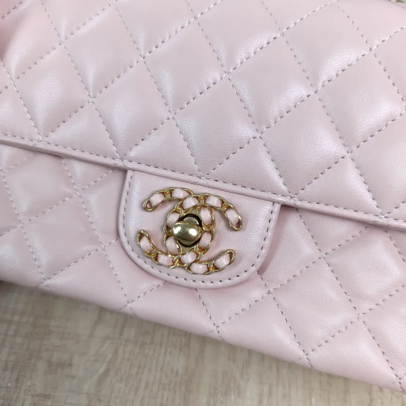 Chanel Crossbody Bag24c cf Pink Lambskin Small Edition23 × 6.5 × 14 cm — detail view 11 of 14
