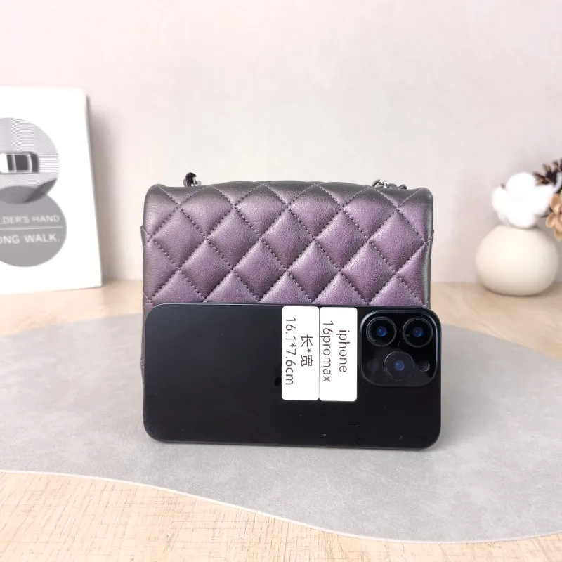 Chanel Crossbody Bag Classic Flap Mini CF Mini Lambskin One Size 17 × 8 × 13.5 cm 24 — cover view 4 of 5