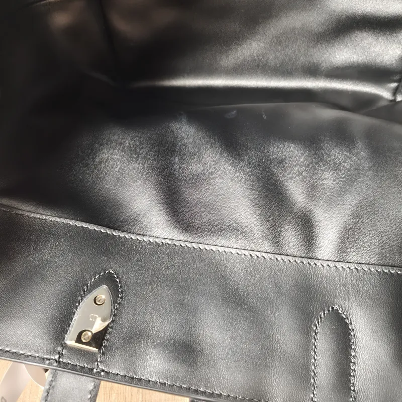 DIOR Top Handle Bag TOUJOURS Edition Black Calfskin Medium 23 × 16 × 24 cm — detail view 14 of 14