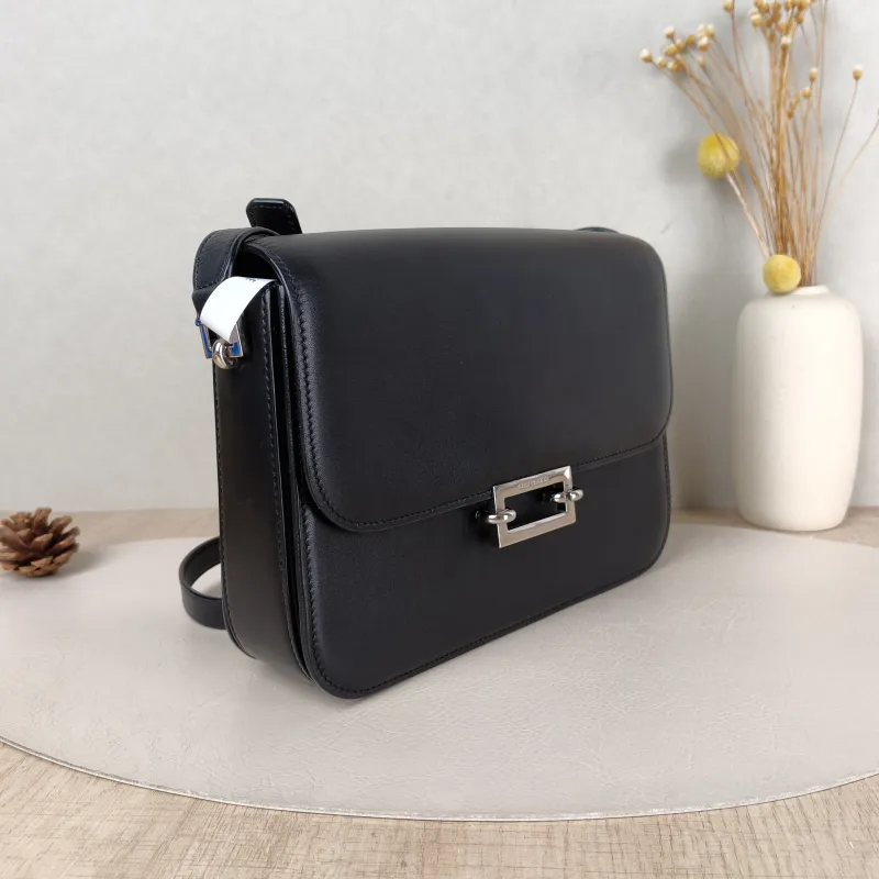 SAINT LAURENT Crossbody Bag LE Pave Shoulder Bag Black Calfskin One Size 24 × 7 × 17 cm — cover view 3 of 5