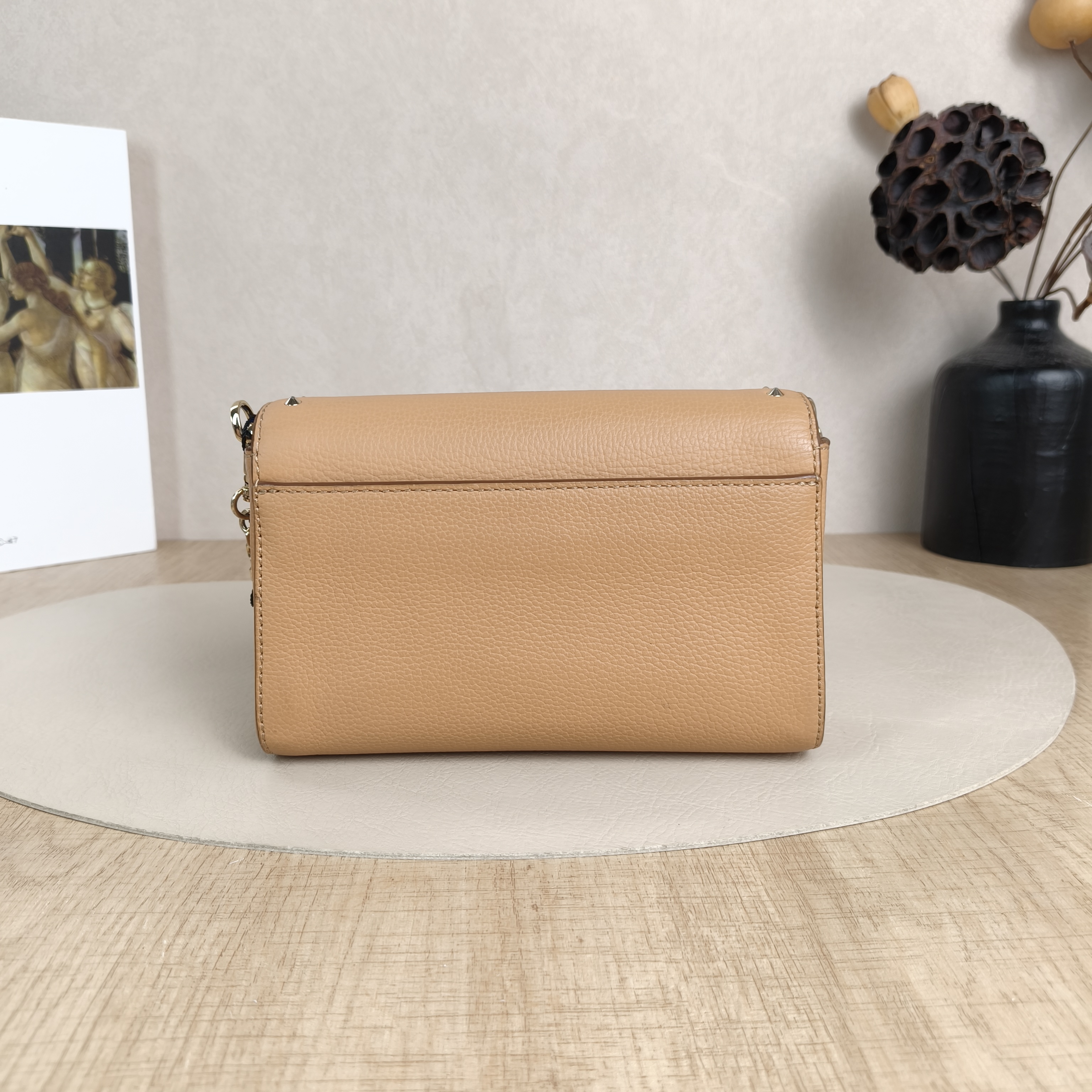 MCM Crossbody Bag Edition Crossbody Bag Taupe Calfskin 18.5 × 5 × 12 cm — cover view 6 of 6