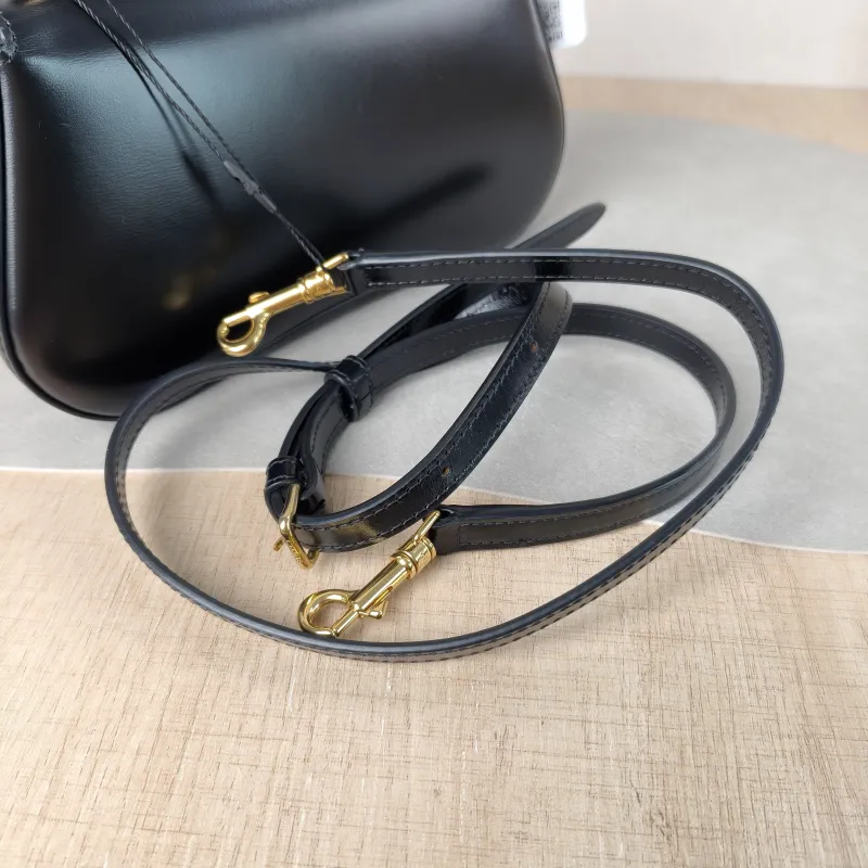 CELINE Crossbody Bag teen lola Crossbody Bag Black Calfskin One Size 20 × 5 × 11.5 cm — detail view 1 of 11