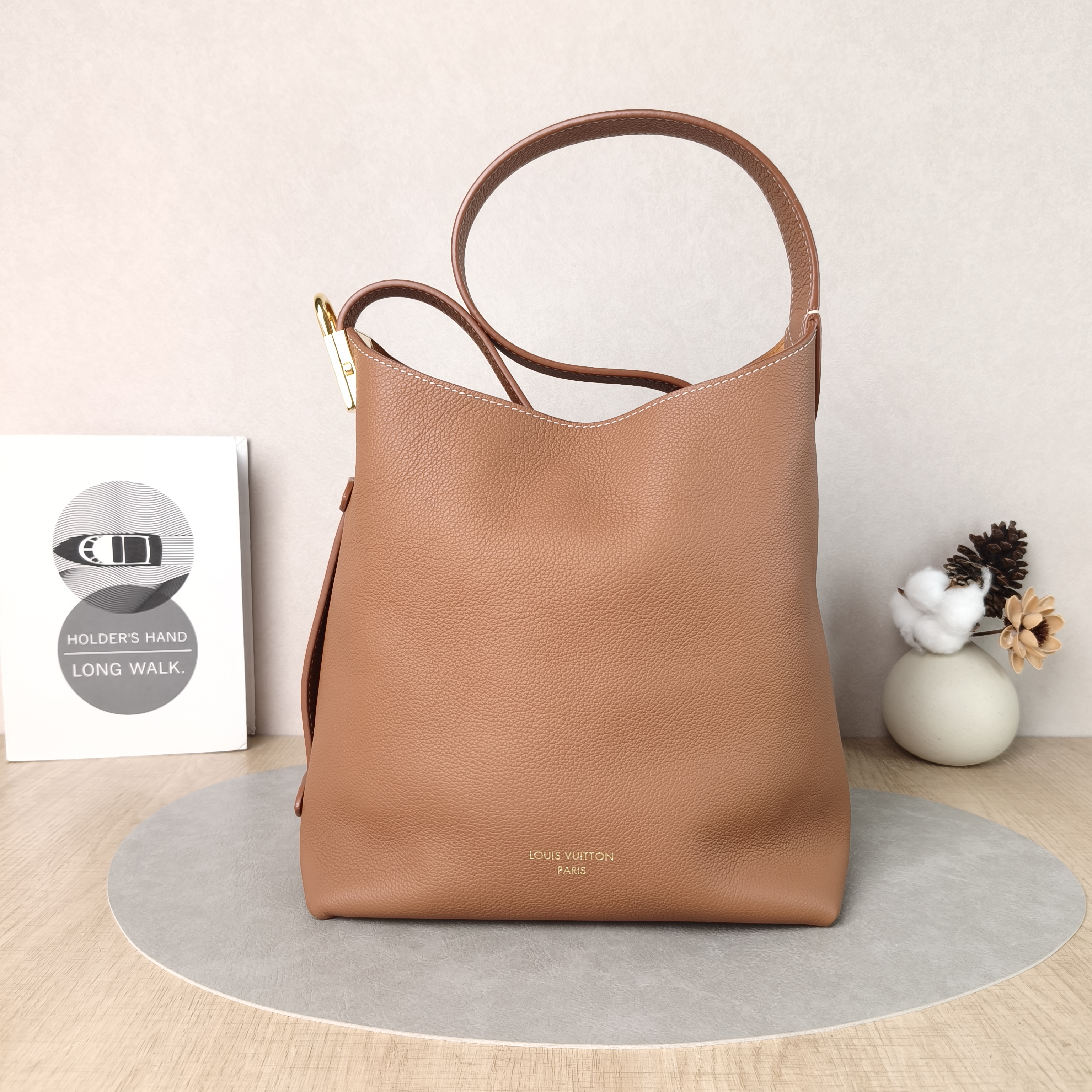 Louis Vuitton Shoulder Bag Low Key Hobo Shoulder Bag Calfskin Small24 × 16 × 28 cm
