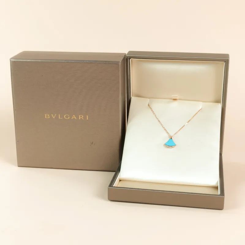 Bvlgari Necklace DIVAS’ DREAM Collection Diamond18KR ose Gold Small 44cm — cover view 5 of 9