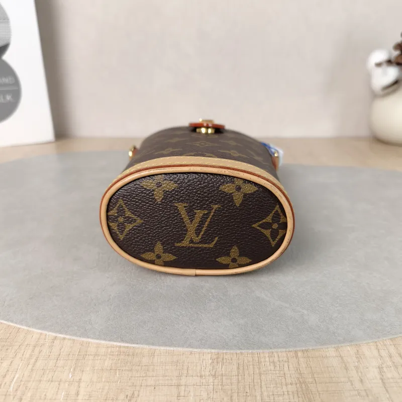 Louis Vuitton Crossbody Bag Fold Me Monogram PV Cmini14.5 × 6.5 × 18 cm — cover view 4 of 5