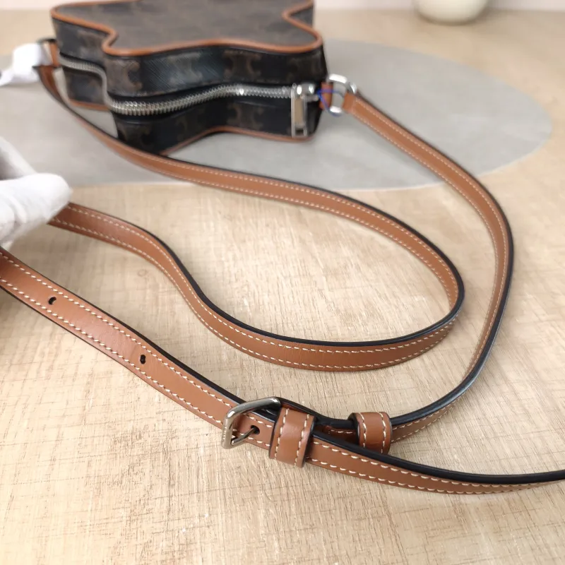 CELINE Crossbody Bag Etoile Monogram PVC Small 18 × 5 × 17 cm — detail view 5 of 10