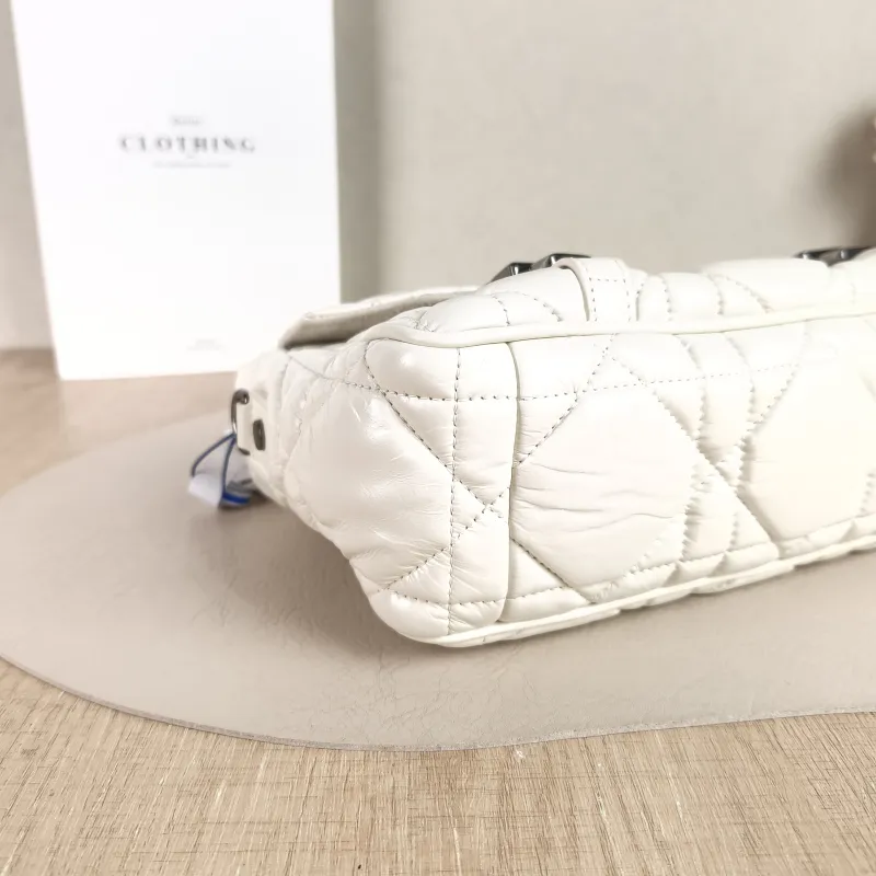 DIOR Crossbody Bag camp Messenger Bag White Calfskin Small 23 × 8 × 15 cm — detail view 10 of 11