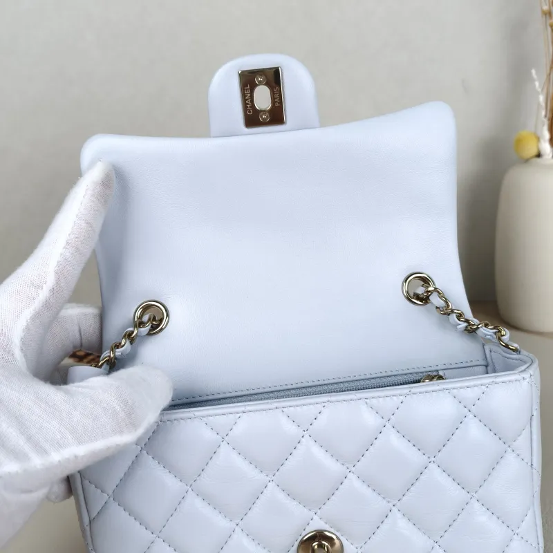 Chanel Crossbody Bag Classic Flap Large Mini CF Mini Collection Crossbody Bag Lambskinmini18 × 5 × 12 cm — detail view 15 of 15