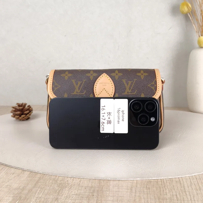 Louis Vuitton Crossbody Bag Diane Baguette Bag Monogram PVC nano 19 × 6 × 10.5 cm — cover view 2 of 6