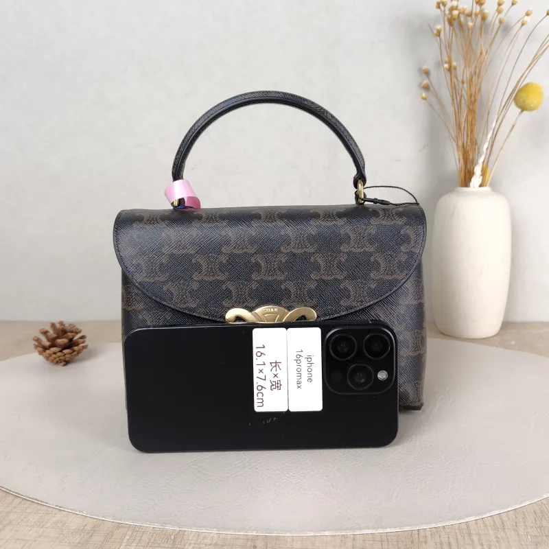 CELINE Top Handle Bag TEEN NINO Top Handle Bag Monogram PVC Small 20 × 8 × 13 cm — cover view 4 of 5