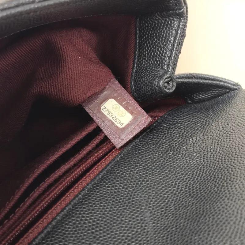 Chanel Top Handle Bag Coco Handle​Black Grained Calfskin Small24 × 10 × 14 cm — detail view 6 of 15
