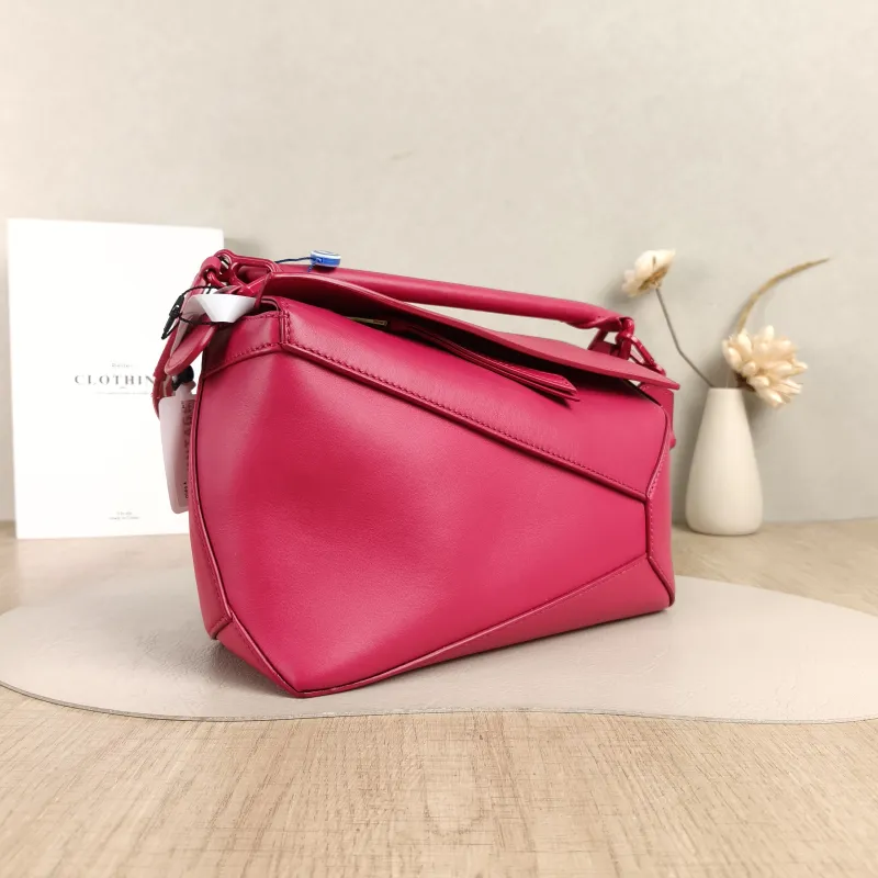 LOEWE Crossbody Bag Puzzle Red CC alfskin Small24 × 10.5 × 16.5 cm — cover view 5 of 5