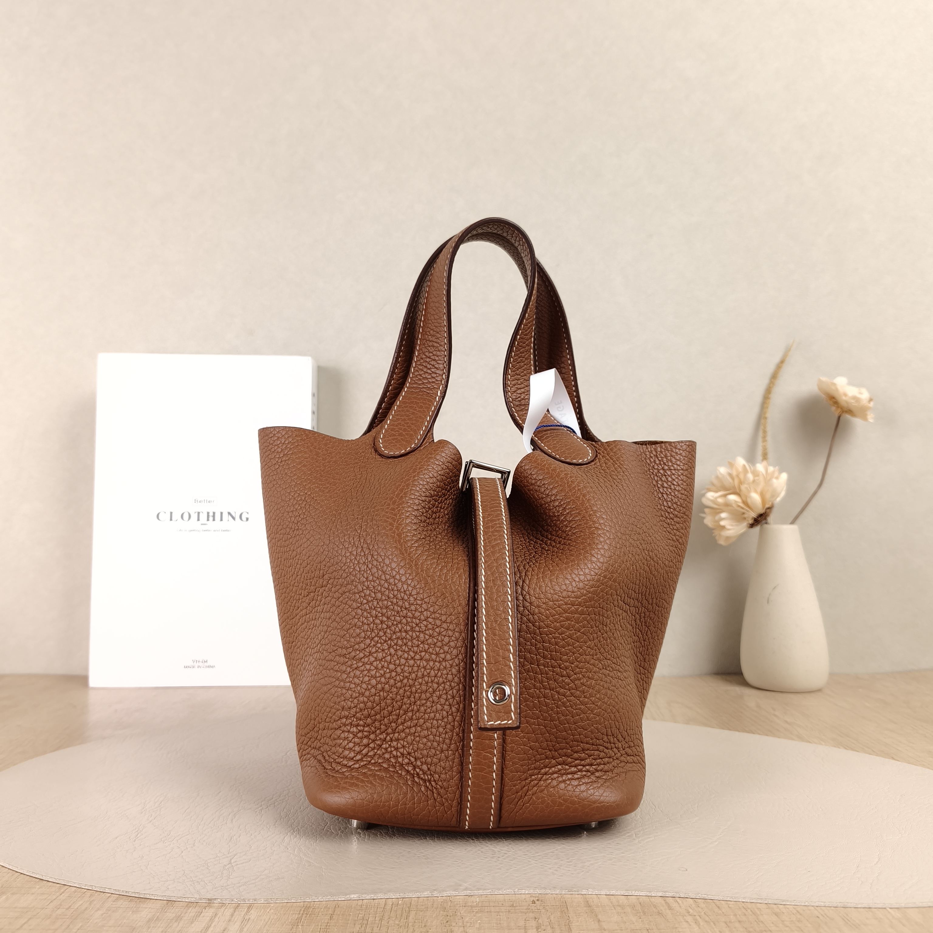 Hermès Bag Picotin Lock 18 18 ClemenceTaurillonTC 18*13*19