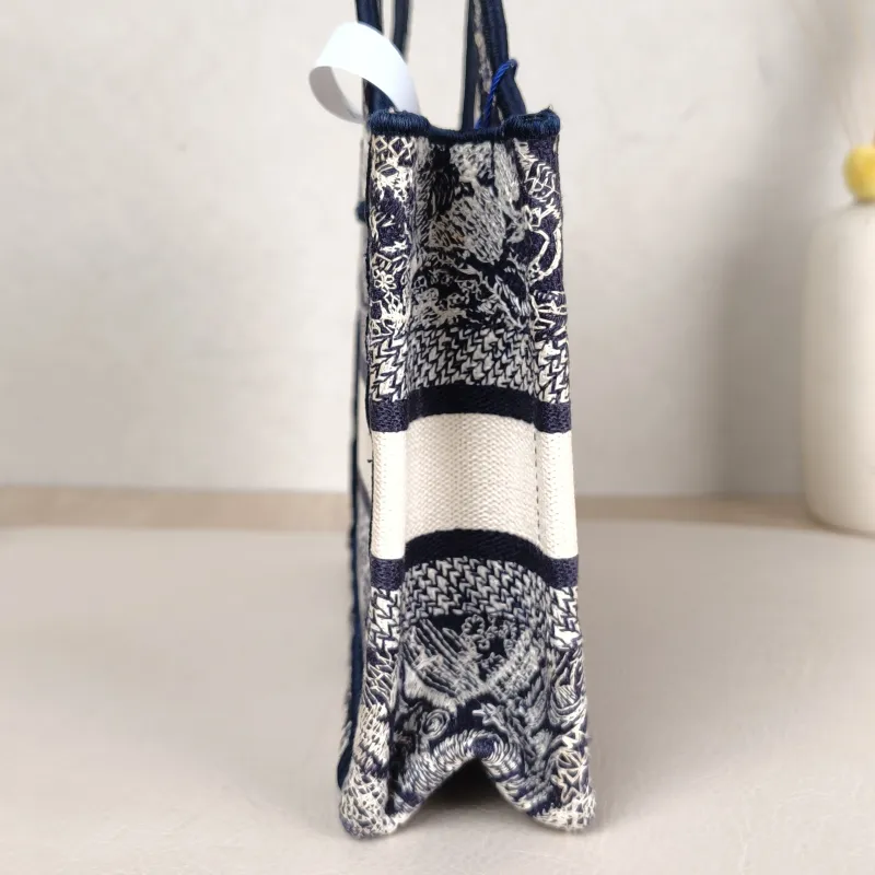 DIOR Top Handle Bag Book Tote Colorblock Canvasmini22.5 × 6 × 15 cm — detail view 1 of 9