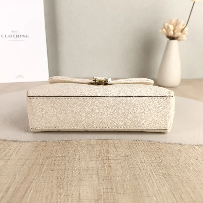 Louis Vuitton Crossbody Bag MADELEINE White Empreinte Embossed Calfskin nano 21 × 6 × 12.5 cm — cover view 5 of 5