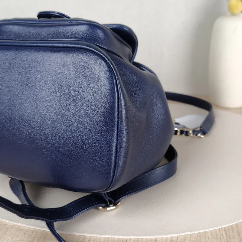 Chanel Backpack Duma Blue Lambskin Small18 × 12 × 18.5 cm — detail view 2 of 13