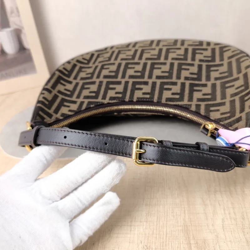 FENDI Shoulder Bag graphy Monogram Canvas Small 29 × 10 × 24.5 cm — detail view 12 of 13