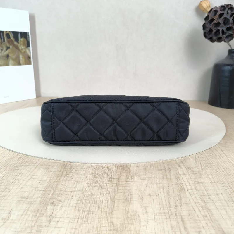 PRADA Crossbody Bag Crossbody Bag Black Nylon One Size23 × 6 × 13 cm — cover view 4 of 5