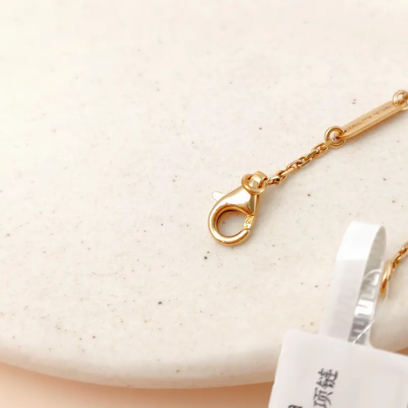 Van Cleef & Arpels Necklace Alhambra Alhambra Collection Necklace 18KY ellow Gold Vintage Small 45cm โ cover view 8 of 12