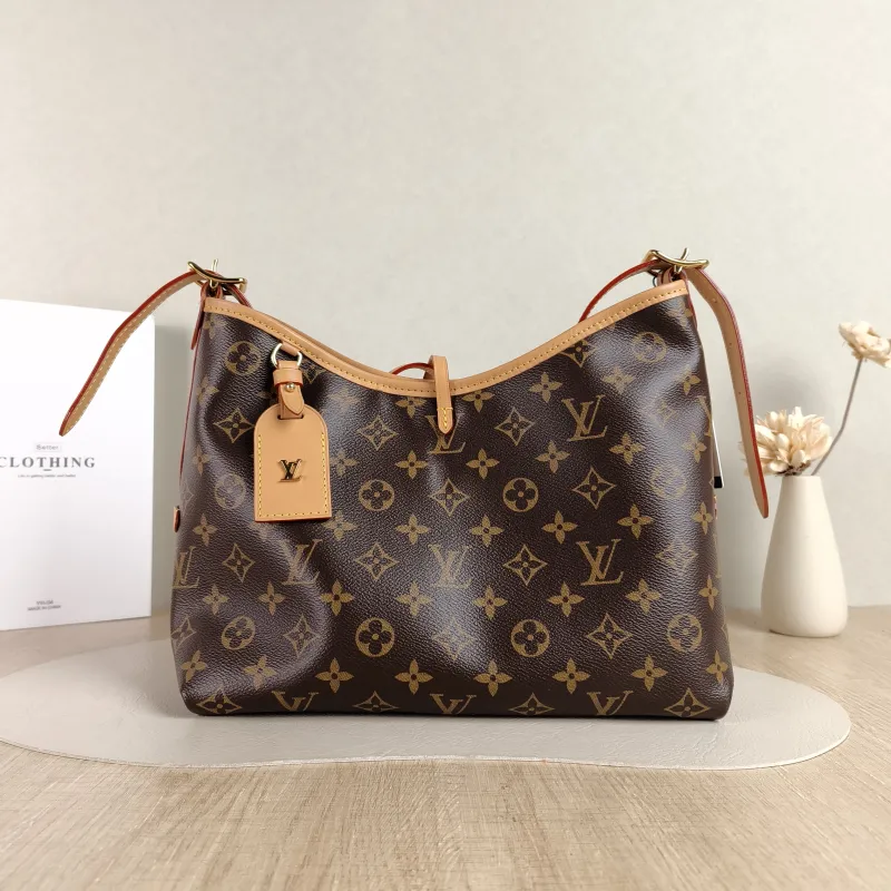 Louis Vuitton Crossbody Bag Carryall Monogram PVC Small 29 × 12 × 24 cm