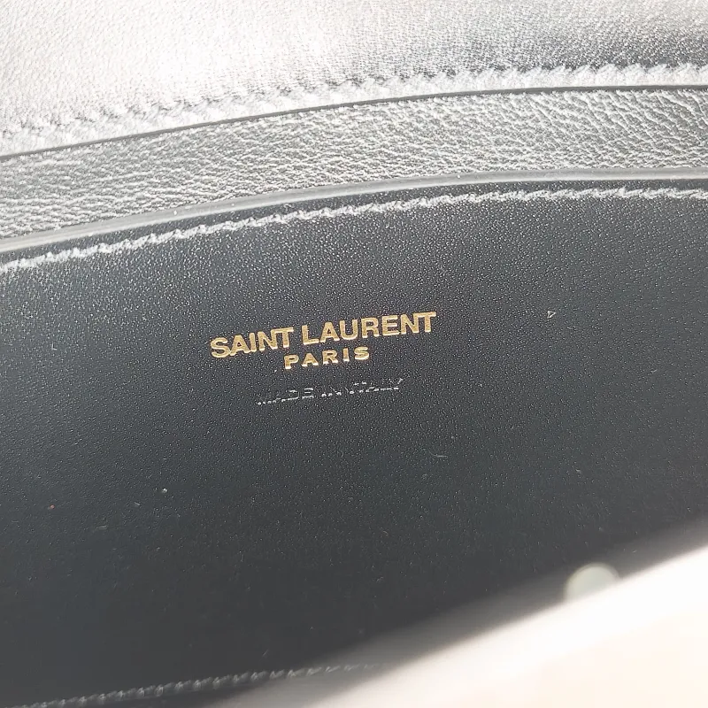 SAINT LAURENT Shoulder Bag VOLTAIRE Black Calfskin Mini 21 × 4.5 × 11 cm — detail view 12 of 13