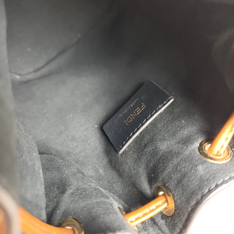 FENDI Crossbody Bag Mon Tresor Bucket Bag Brown Canvasmini12 × 10 × 18 cm — detail view 1 of 10