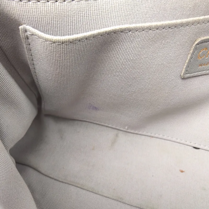 Chanel Crossbody Bag Crossbody Bag Grey Lambskin One Size 25.5 × 4.5 × 15 cm — detail view 1 of 14