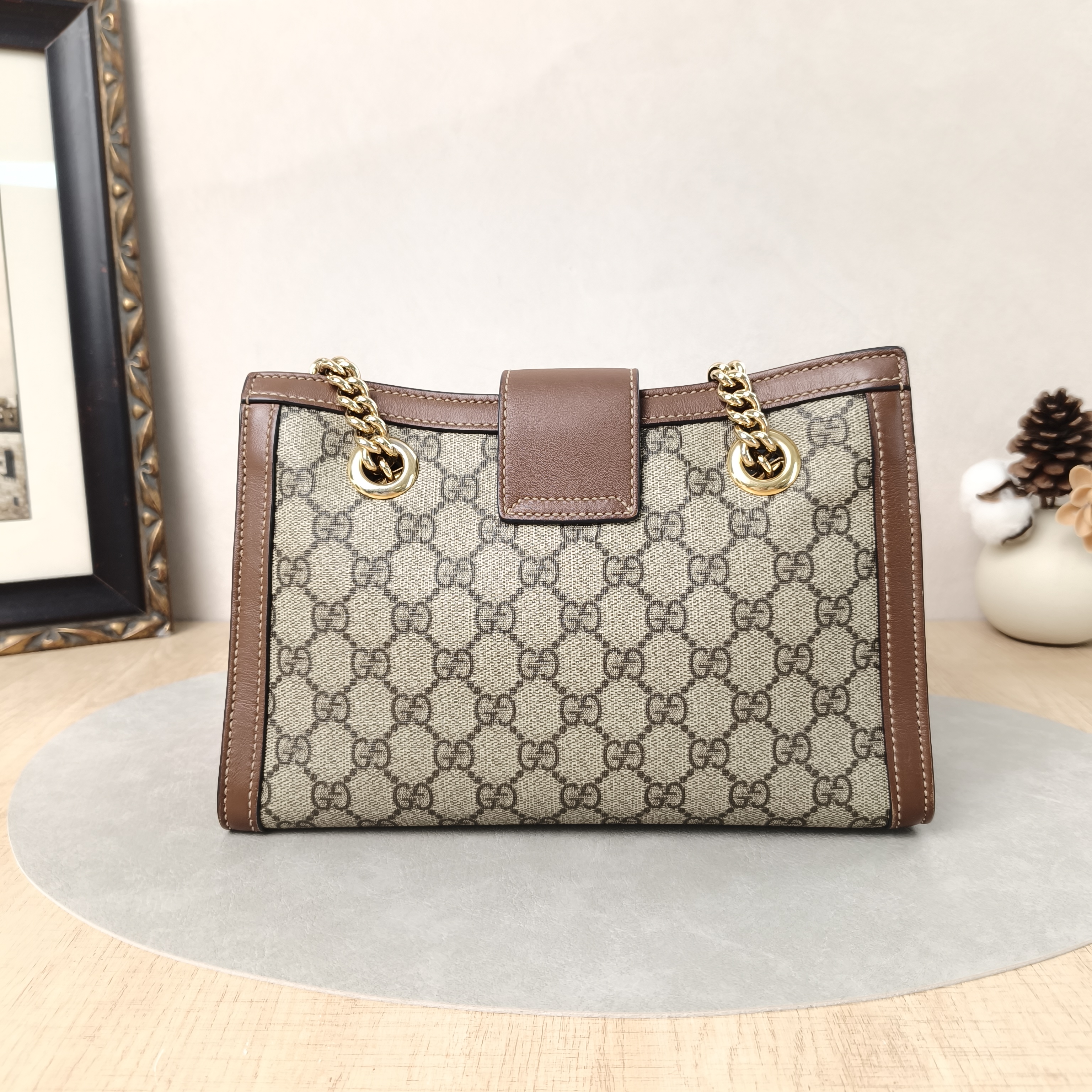 GUCCI Shoulder Bag Padlock Tote Monogram PVC Medium26 × 10 × 18 cm — cover view 3 of 5