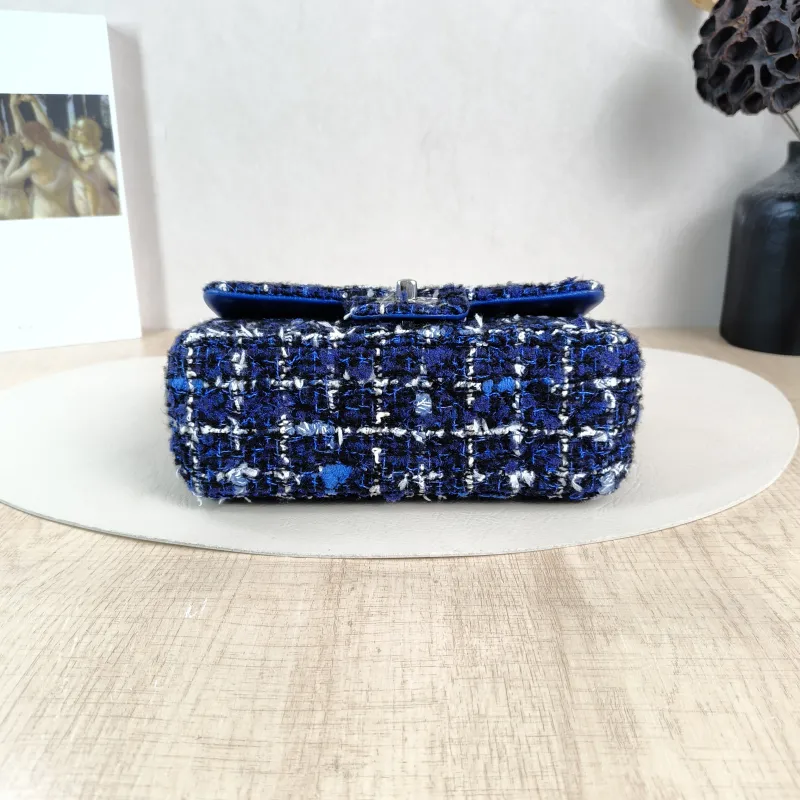 Chanel Crossbody Bag Classic Flap Large Mini CF Mini Blue mini 20 × 6 × 12 cm — cover view 5 of 6