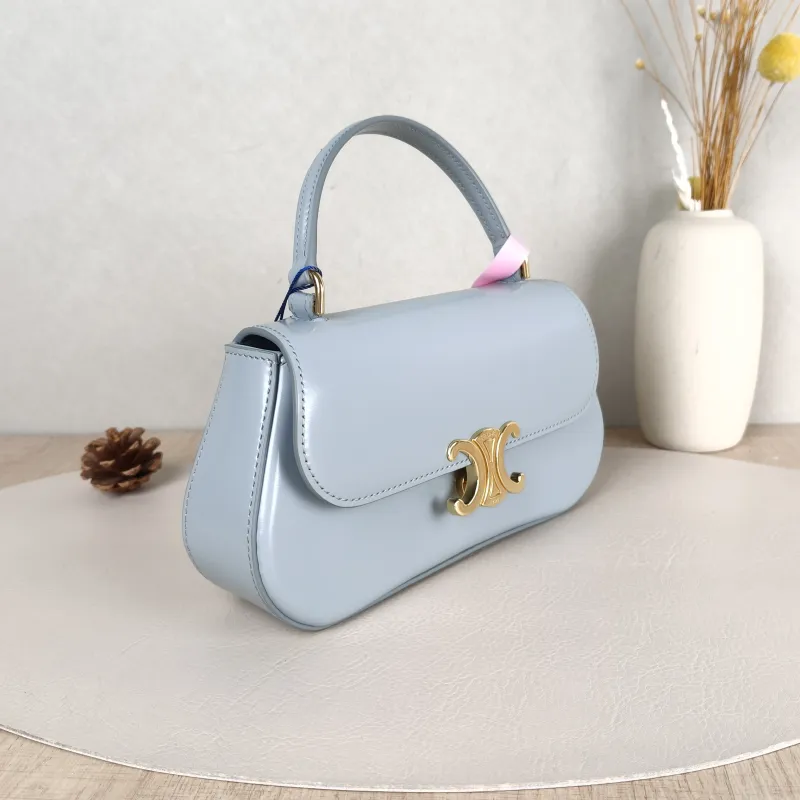 CELINE Crossbody Bagteen lola Crossbody Bag Blue Calfskin20 × 8.5 × 11.5 cm — cover view 5 of 5