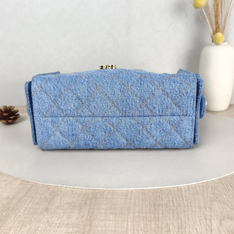 Chanel Crossbody Bag 25Bag Blue Mini 20 × 12.5 × 22 cm — cover view 6 of 6