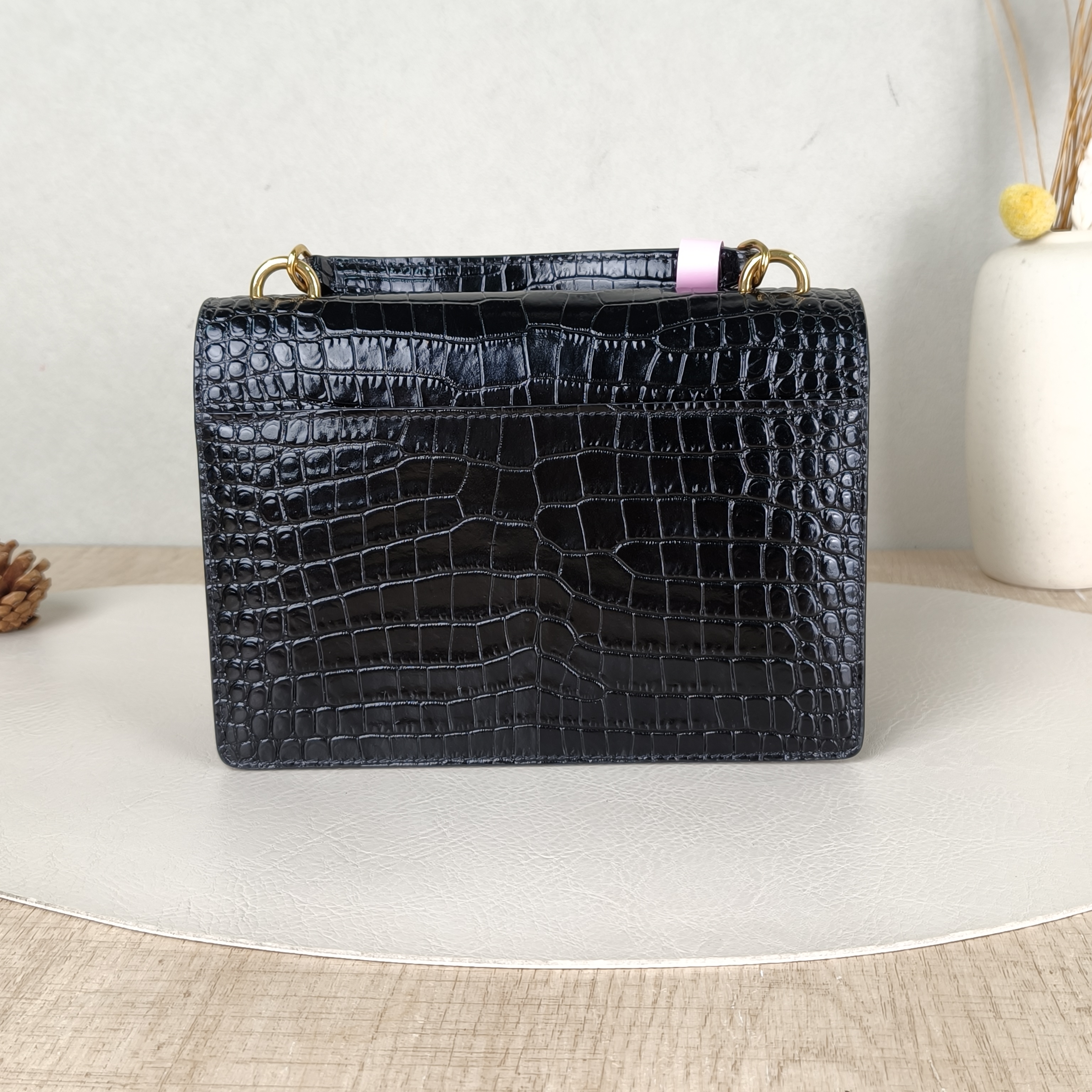 SAINT LAURENT Crossbody Bag SUNSET Wallet Black CC alfskin19 × 5.5 × 14 cm — cover view 2 of 5