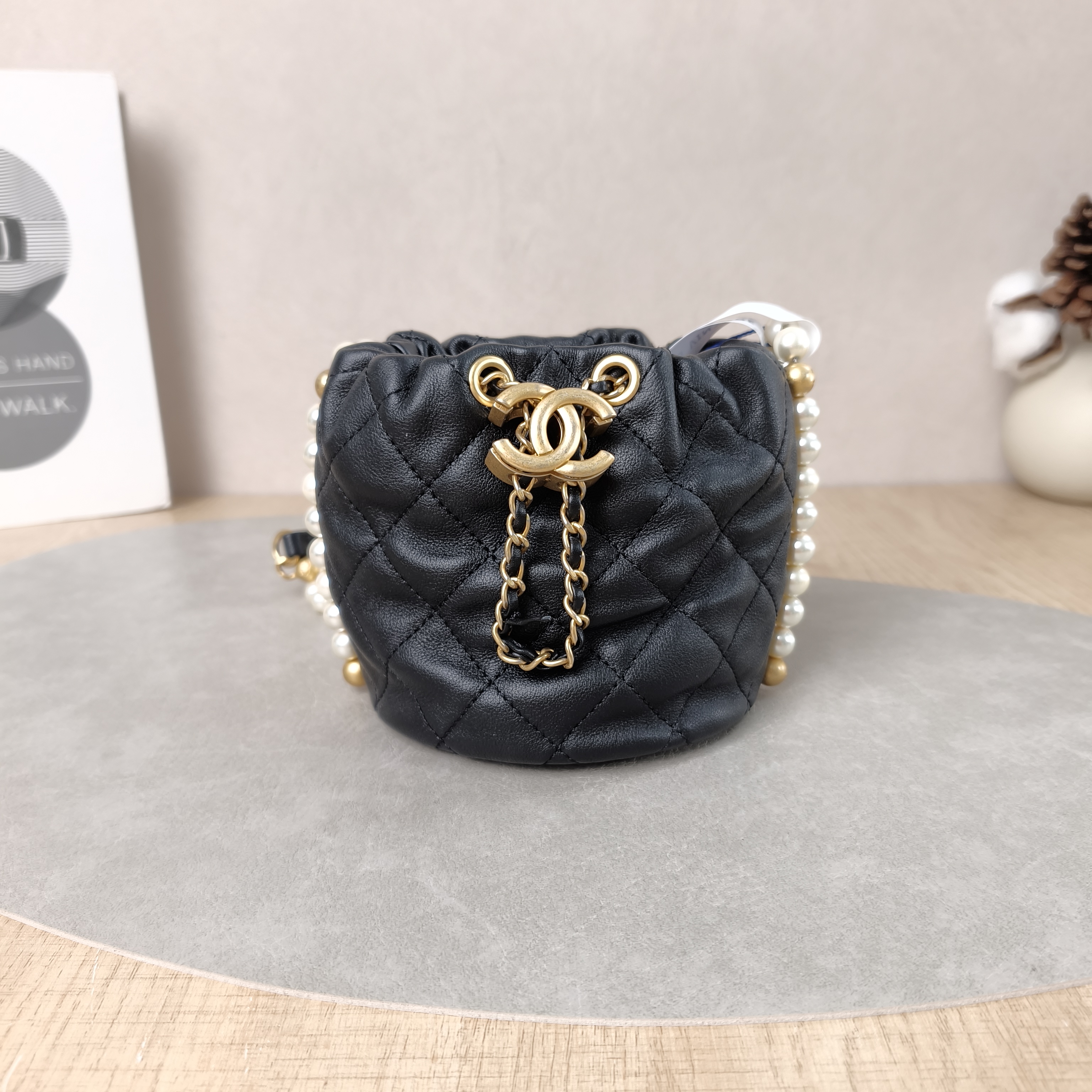 Chanel Crossbody Bag Crossbody Bag Black Calfskinmini12 × 11 × 11 cm