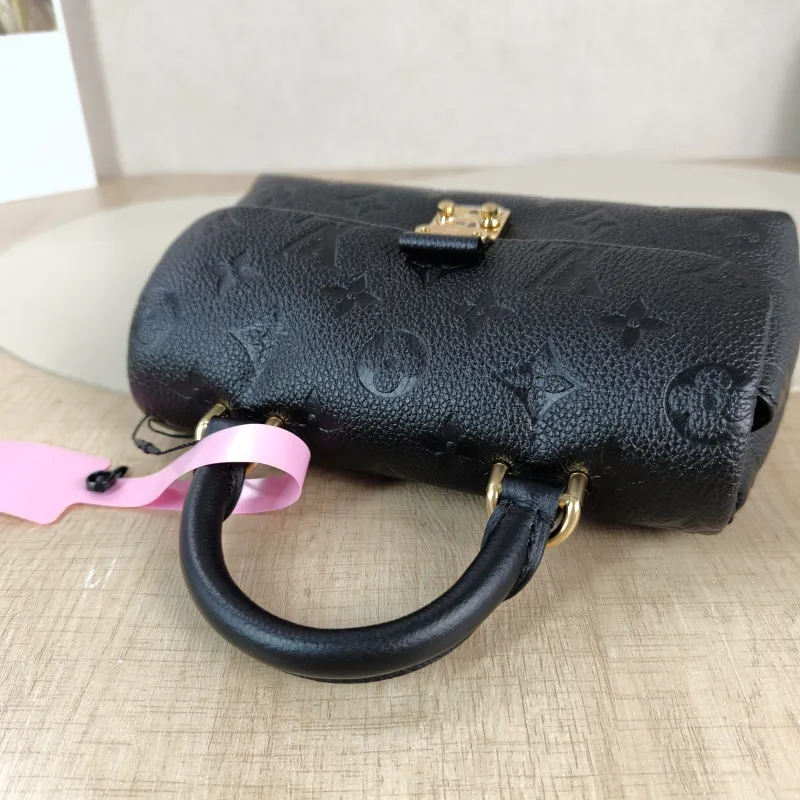 Louis Vuitton Crossbody Bag MADELEINE Black Monogram Empreinte Embossed Calfskin nano 21 × 6 × 12.5 cm — detail view 10 of 12