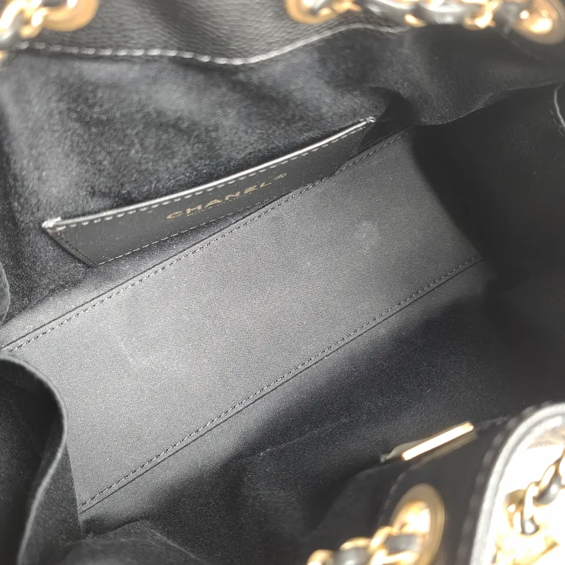 Chanel Shoulder Bag 25Bag Black Grained Calfskin Mini 20 × 12.5 × 22 cm — detail view 12 of 12