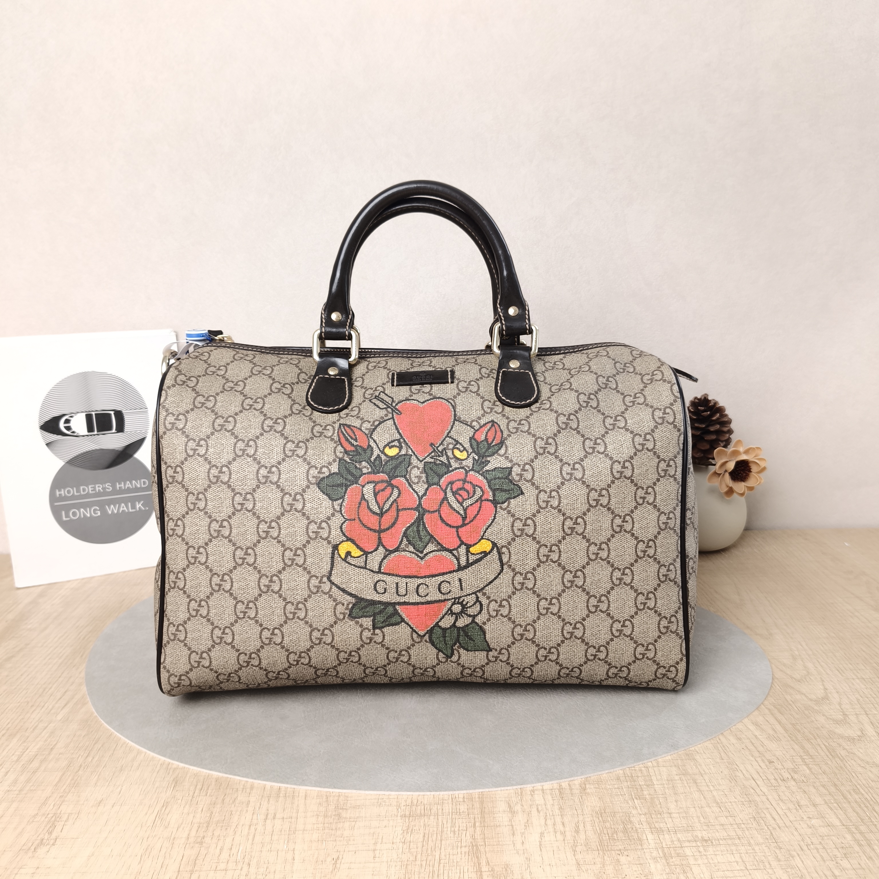 GUCCI Top Handle Bag Top Handle Bag Monogram PVC One Size33 × 18 × 21 cm