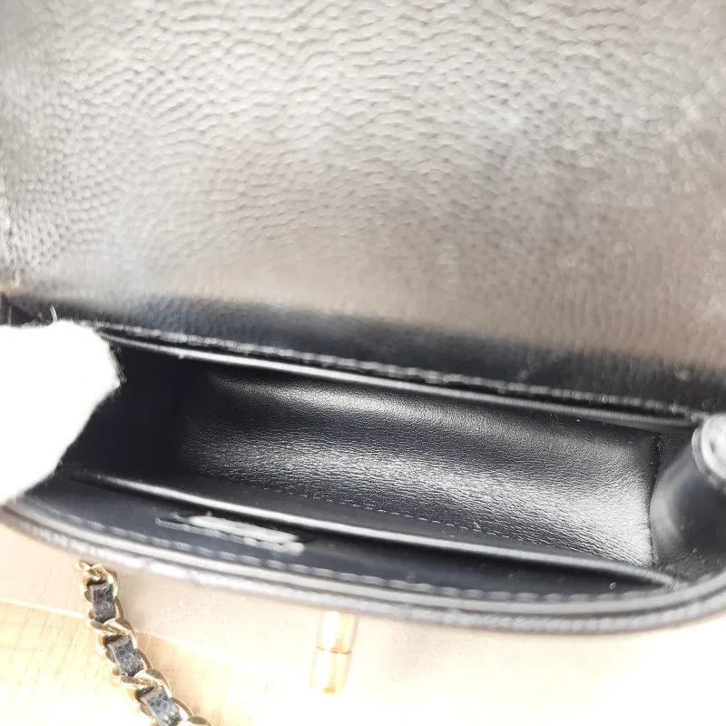 Chanel Top Handle Bag Coco Handle​ Black Grained Calfskin Mini 12 × 4 × 9 cm — detail view 1 of 11