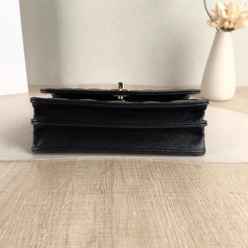 Chanel Crossbody Bag 26p woc Black Calfskin Mini 19 × 7 × 11.5 cm — cover view 2 of 6