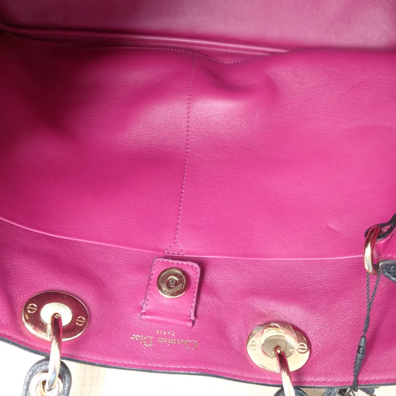 DIOR Top Handle Bag issimo Tote Bag Black Calfskin Large38 × 12 × 27 cm — detail view 1 of 12