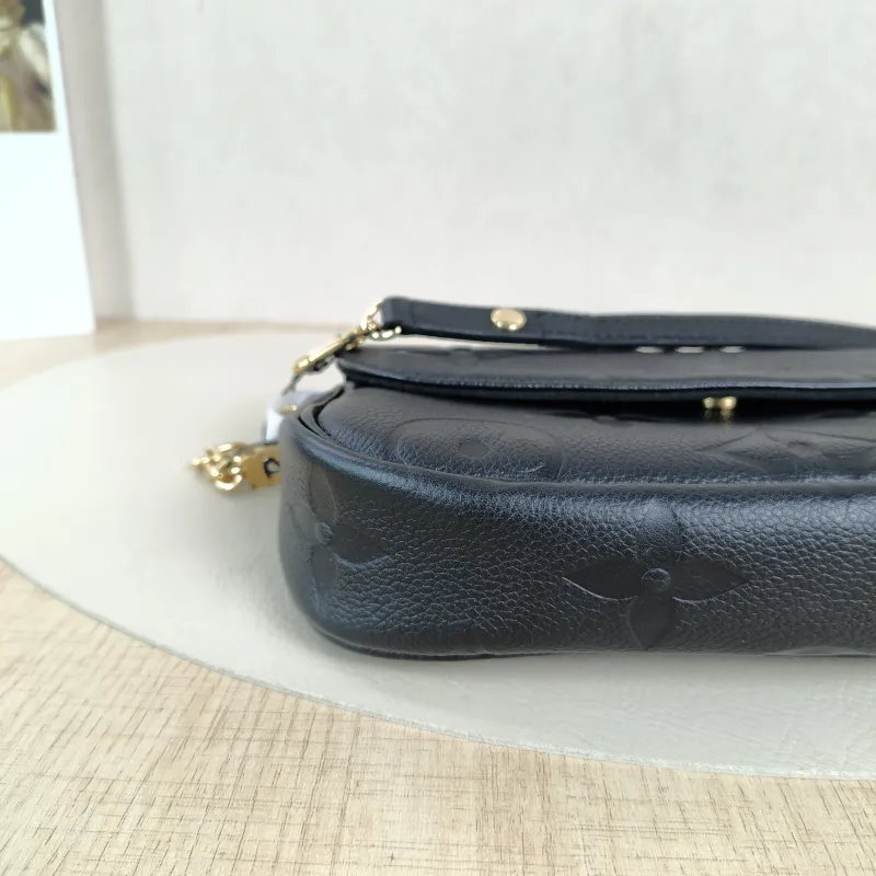 Louis Vuitton Crossbody Bag IVY Black Empreinte Embossed Calfskin Monogram Small23.5 × 4.3 × 12 cm — detail view 10 of 13