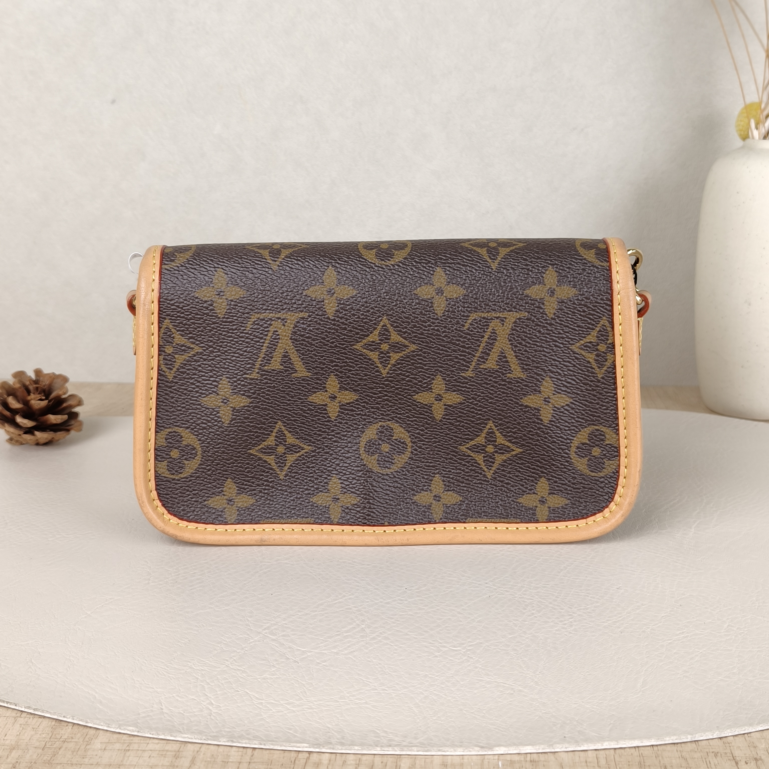 Louis Vuitton Crossbody Bag Diane Baguette Bag Monogram PV Cnano19 × 6 × 10.5 cm — cover view 6 of 6