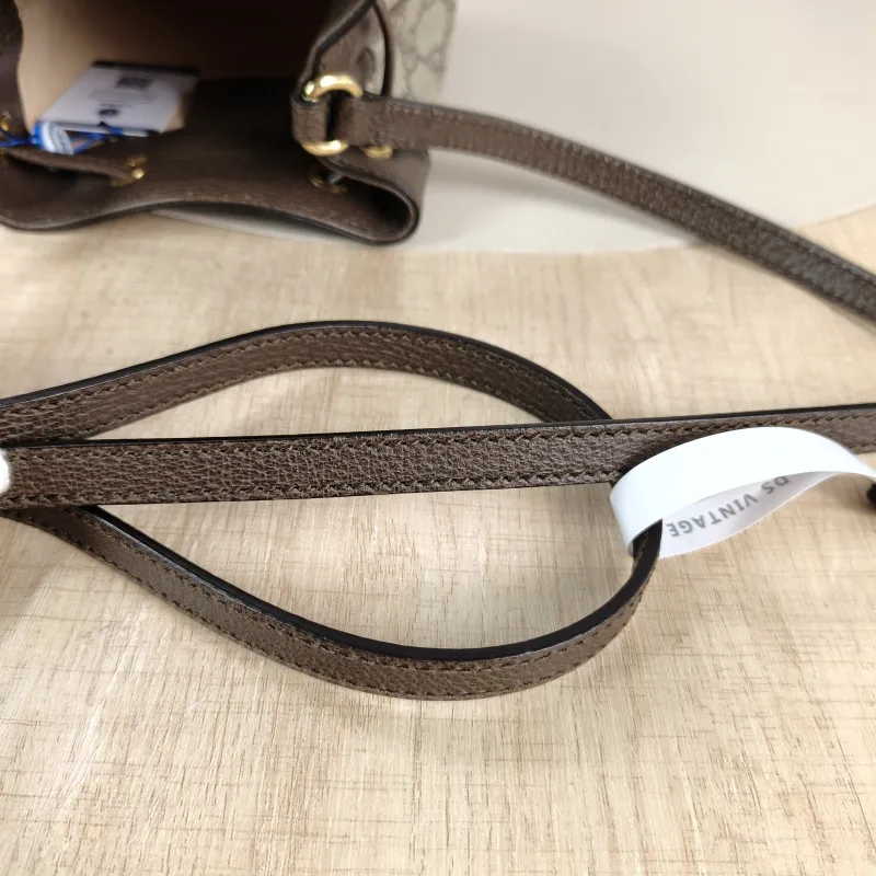 GUCCI Shoulder Bag Ophidia Bucket Bag Monogram PVC Mini 15.5 × 9 × 19 cm — detail view 1 of 10