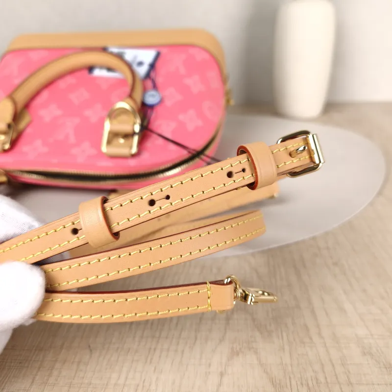 Louis Vuitton Top Handle Bag Alma BB Pink PVCBB23.5 × 11.5 × 17.5 cm — detail view 10 of 14