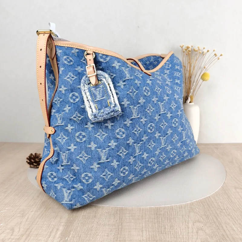 Louis Vuitton Crossbody Bag Carryall Blue Medium 39 × 15 × 30 cm — cover view 4 of 5