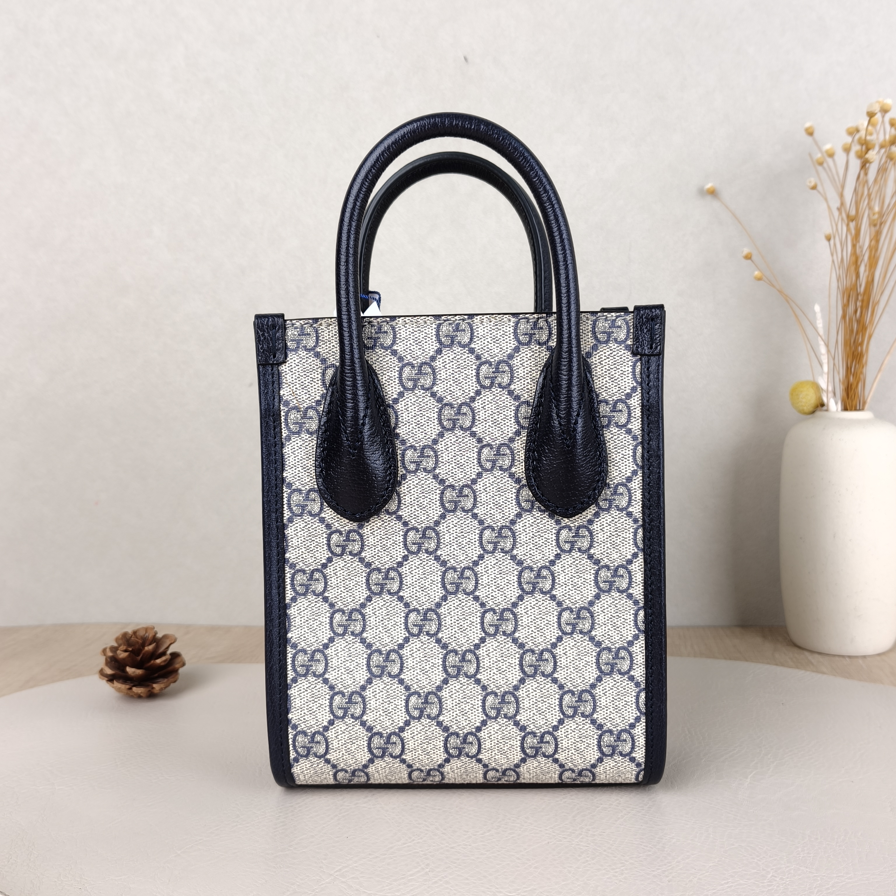 GUCCI Crossbody Bag GG Retro Collection Tote Bag Navy PV Cmini16 × 7 × 20 cm — cover view 5 of 5