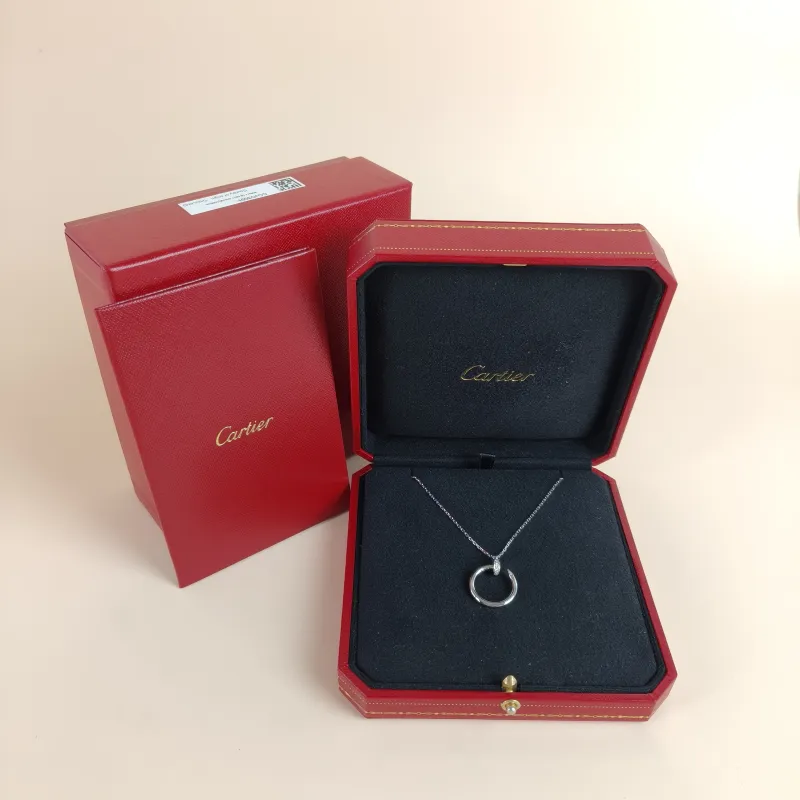 CARTIER Necklace Juste un Clou Necklace White Gold Diamond18KW hite Gold One Size 40cm — cover view 6 of 8